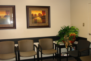 Graduate Prosthodontics Clinic waiting room