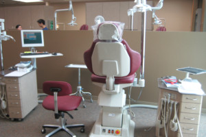 Operatory inside the J. Milford Anholm Graduate Orthodontic Clinic