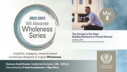 The Courage to See Hope: Building Resilience to Prevent Burnout
